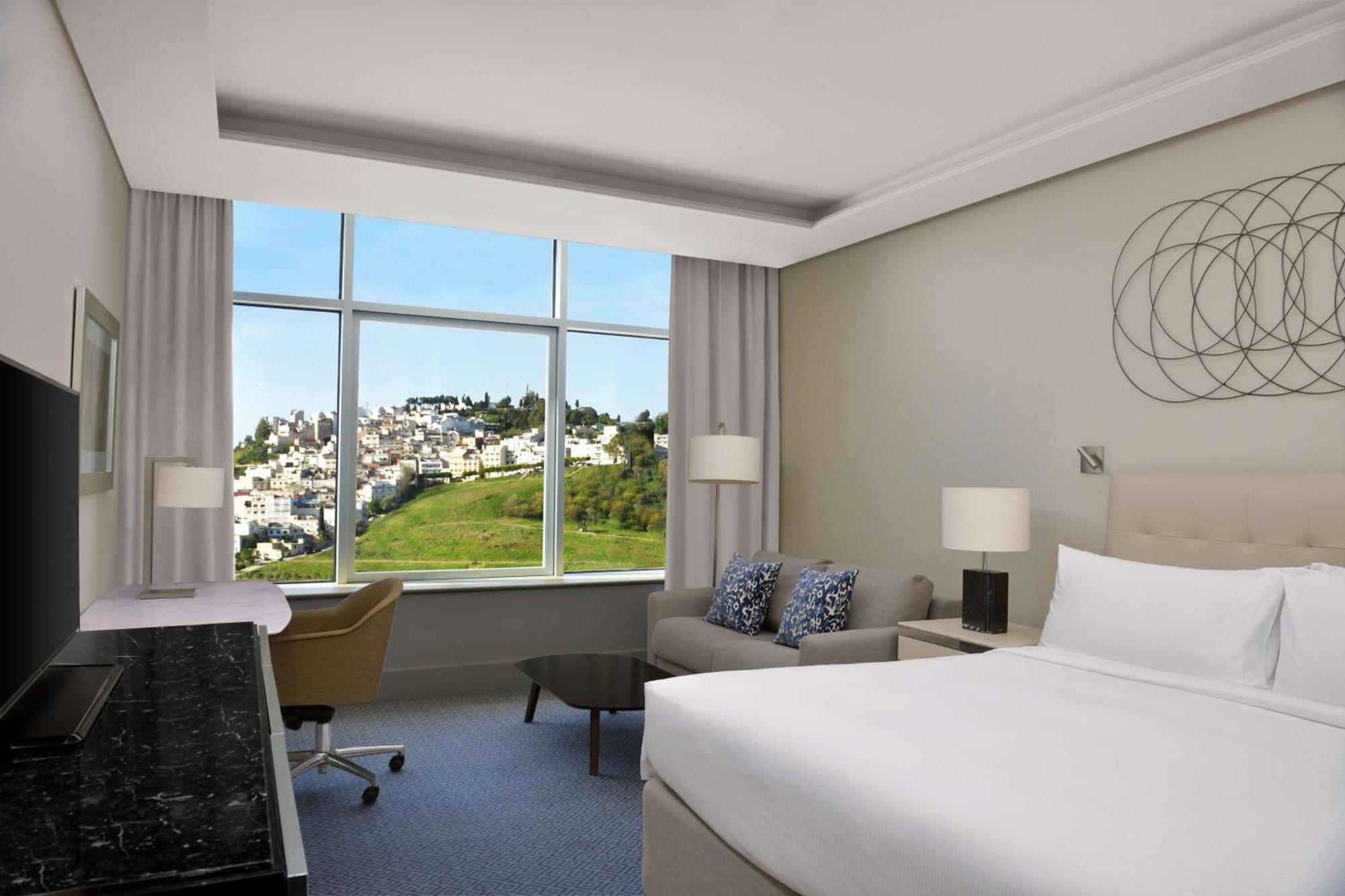 Hilton Tanger City Center Екстериор снимка A guest room at the hotel