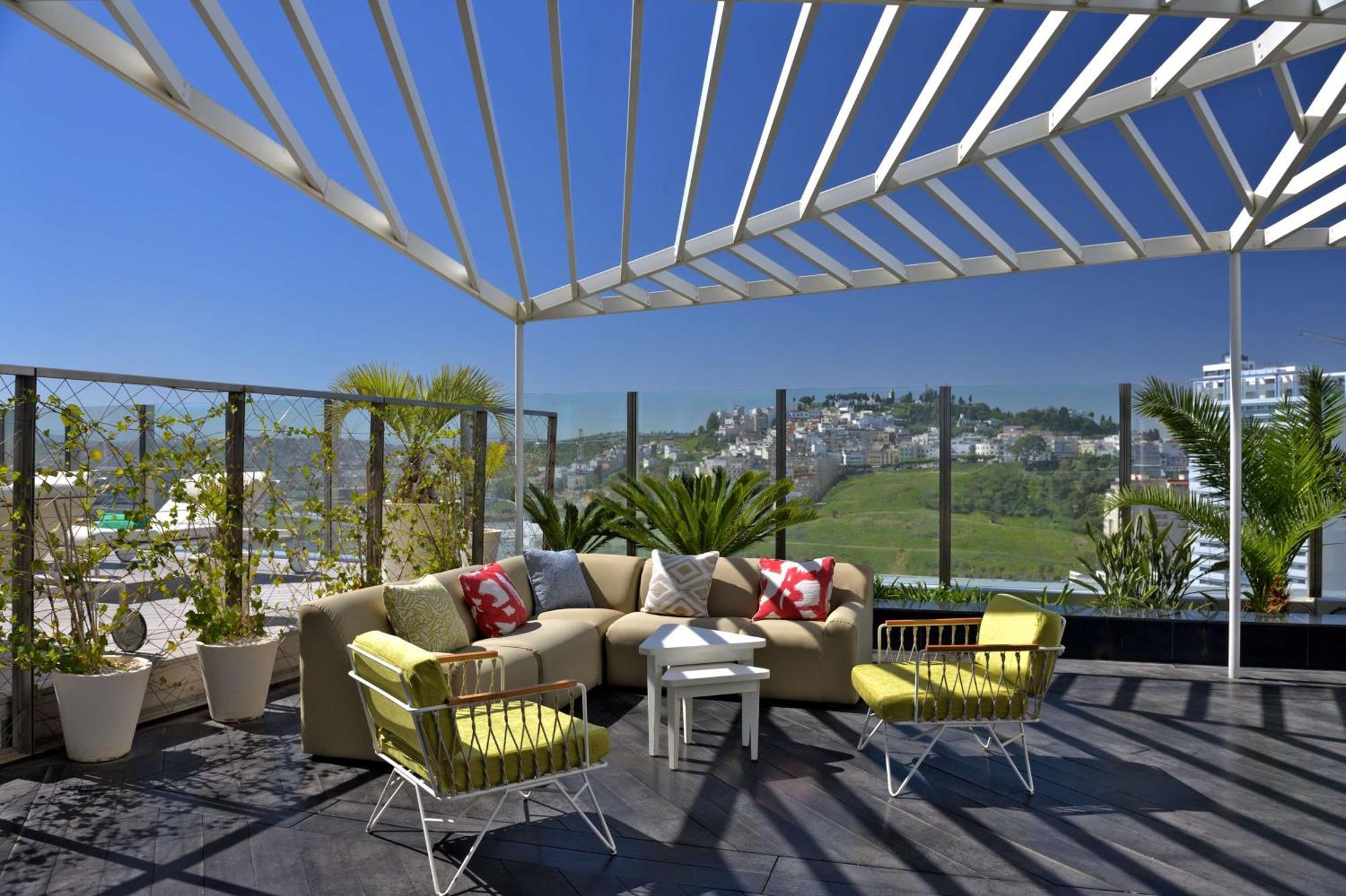 Hilton Tanger City Center Екстериор снимка Rooftop garden
